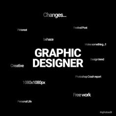 Graphic designer bio Instagram