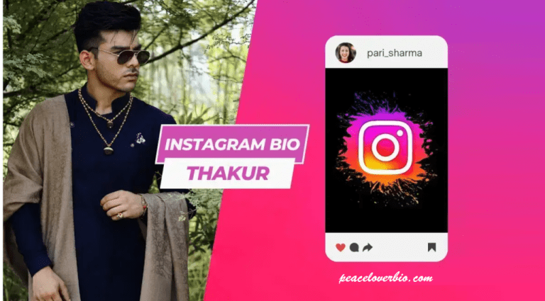 thakur bio for instagram